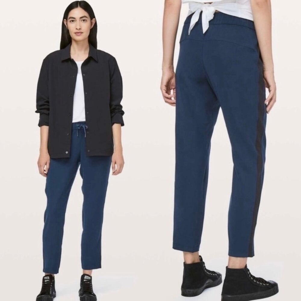 lululemon | On The Fly 7/8 Pant Code Blue